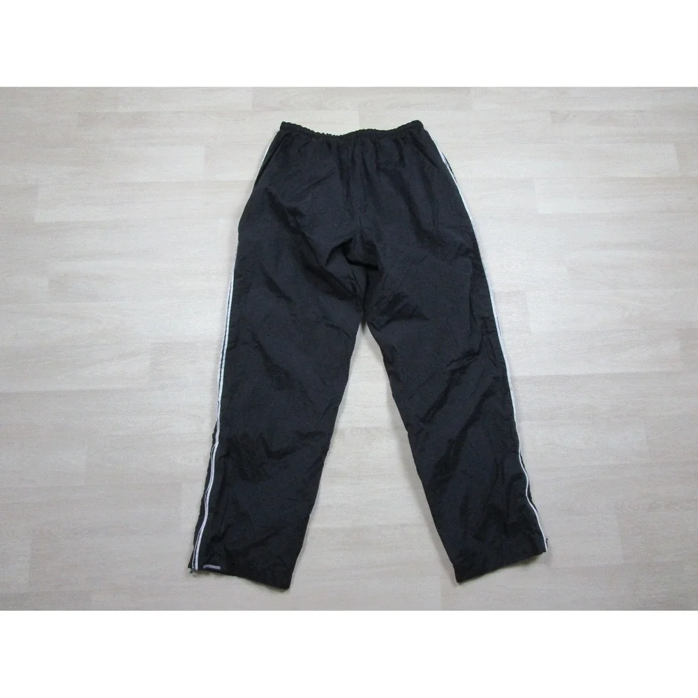 Vintage Y2K Adidas Wind Pants Men's (L) Athletic Warmup Ankle Zip #174959